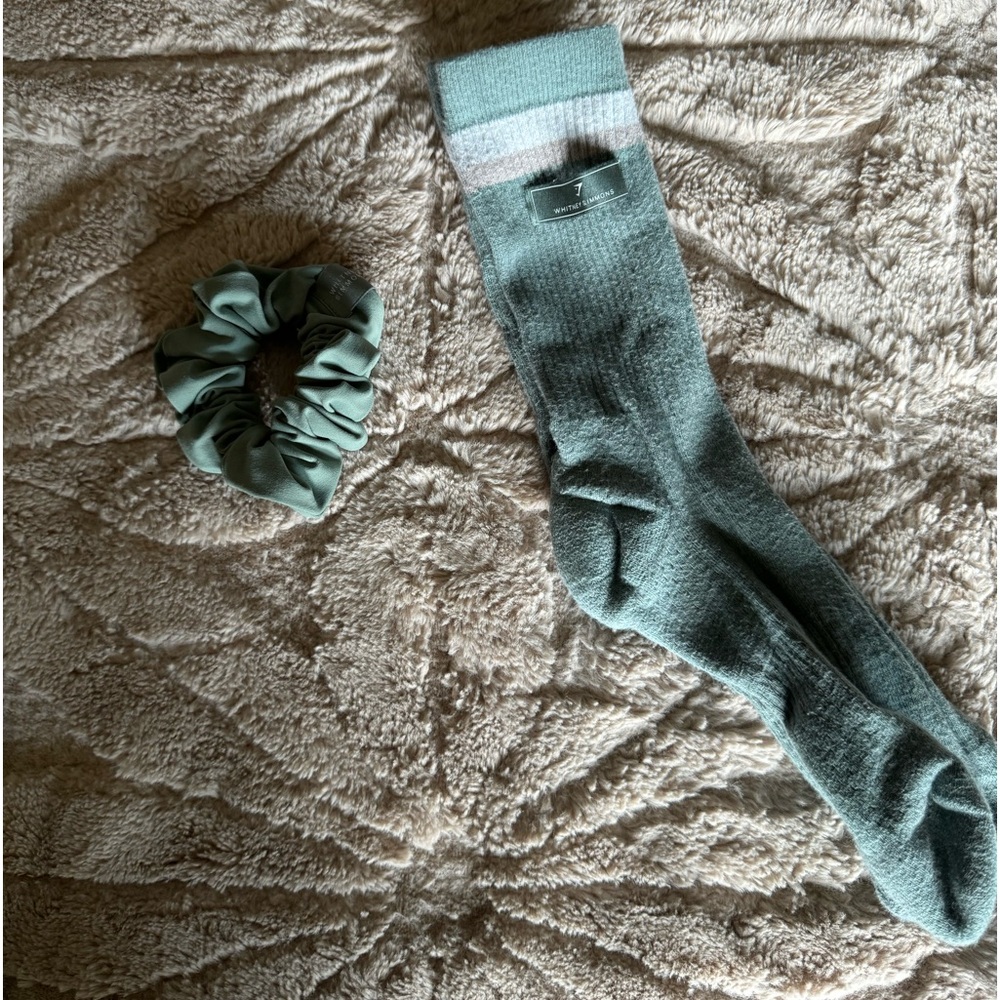 Whitney Simmons x Gymshark Socks and Scrunchie